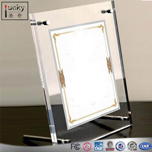 Freestanding Acrylic Frame,2 set of Acrylic Picture Frame